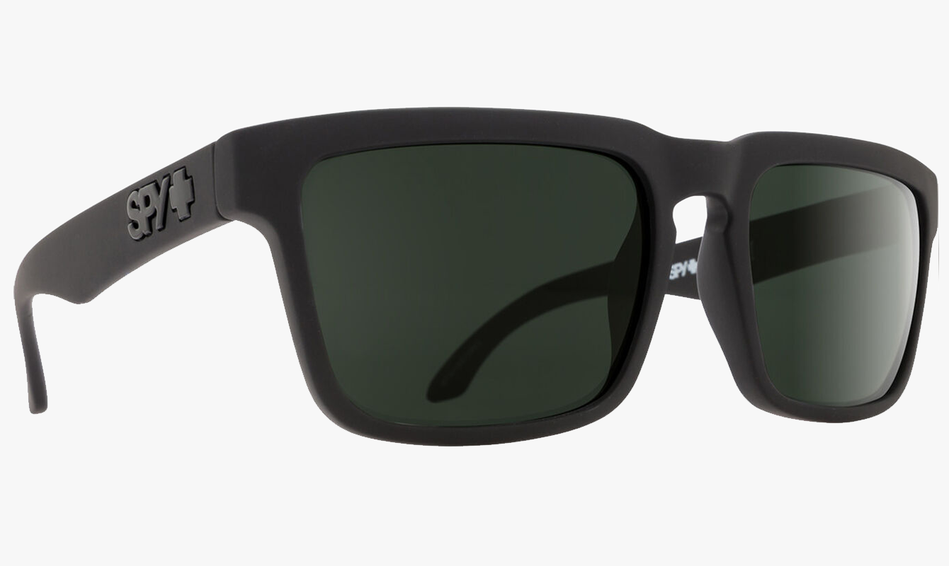 SPY Dirty Mo 2 Matte Black with Happy Gray Green Polarized Lenses