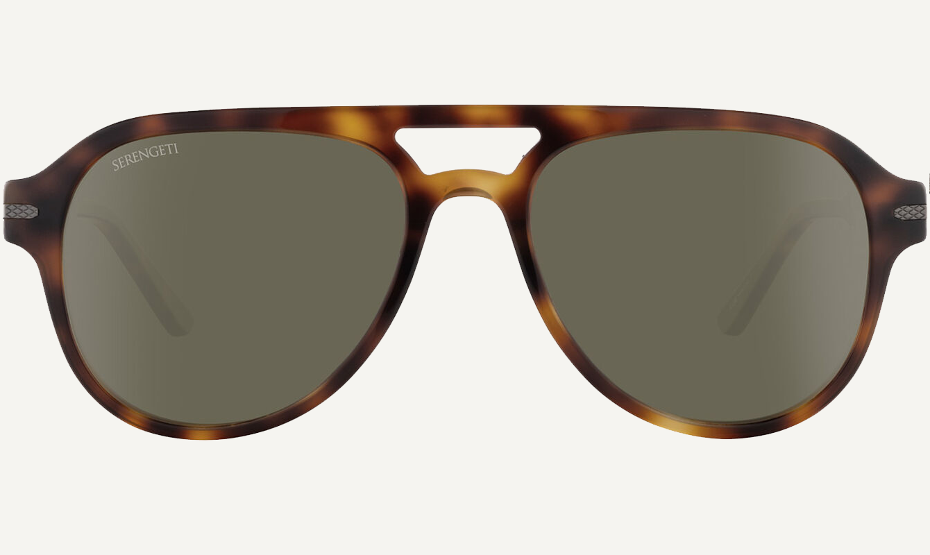 Serengeti Wayne Matte Black with Polarized Drivers Lenses