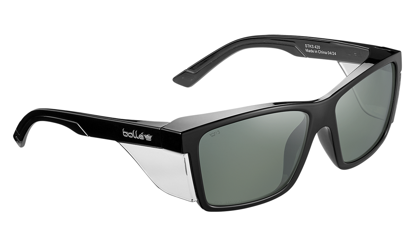 bolle safety stks 420 black clear