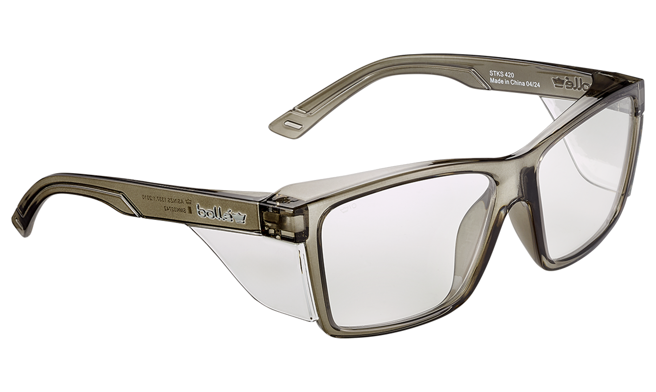 bolle safety stks 420 graphite clear