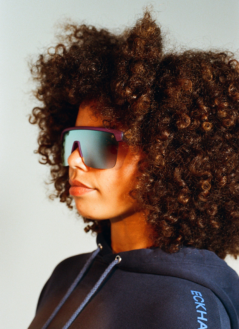 Model wearing Spy Sunglasses Flyn 50/50