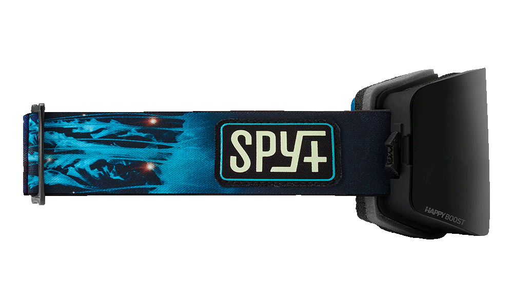 Blue Snow Goggle Strap from Black Marauder Elite Happy Boost
