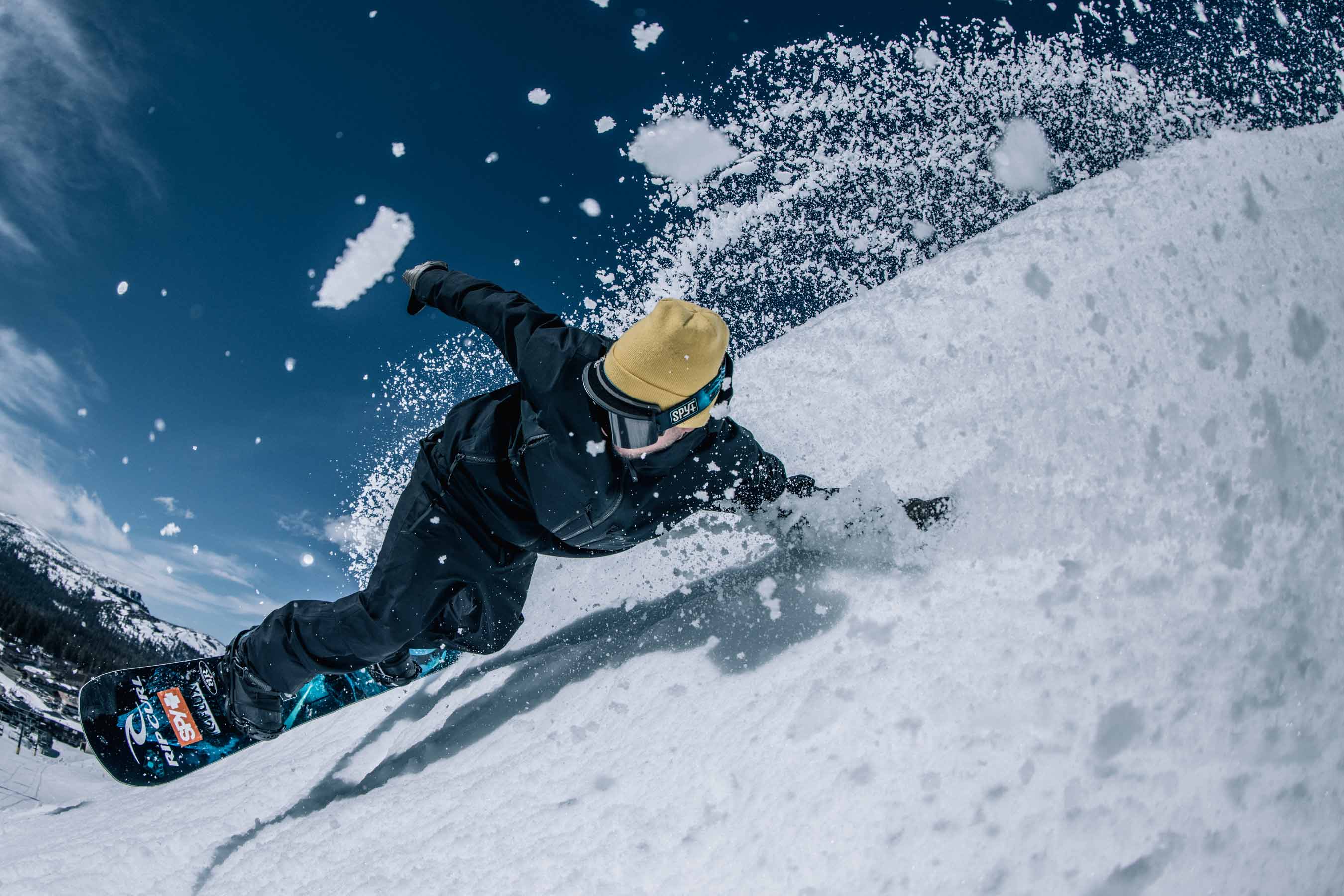 Chris Rasman Snowboarding with the Marauder Snow Goggle